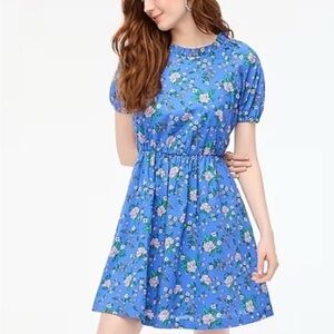 Jcrew poplin tie back Floral Blue Dress

Good used condition pet friendly home